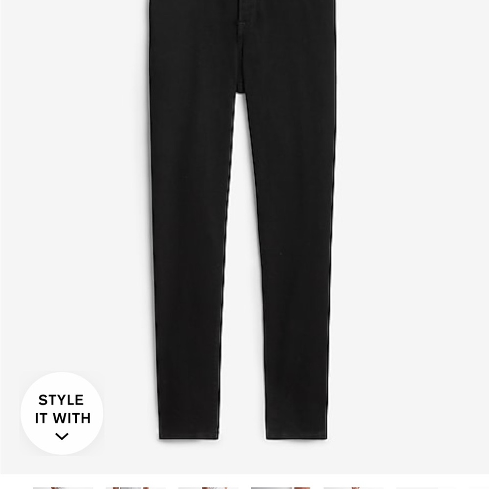 Express Black Dress Pants for Men